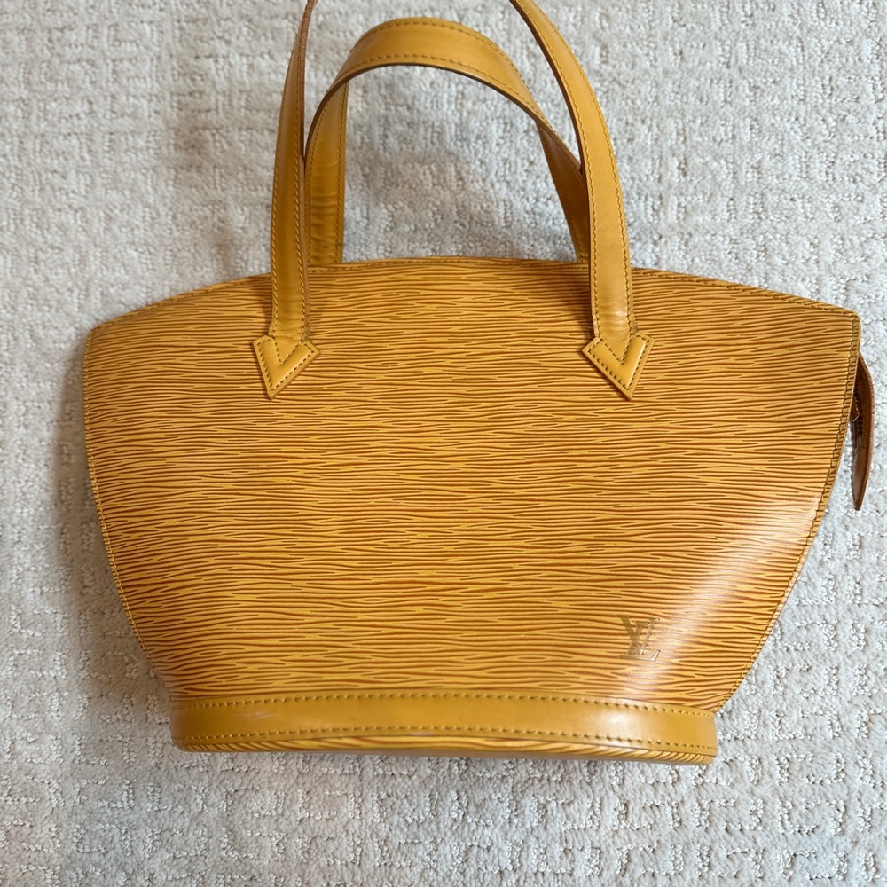 Louis Vuitton Mustard Yellow Tote Bag